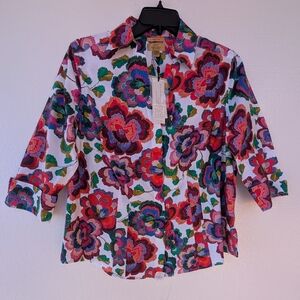 Taylor Multicolor Floral Women's Top